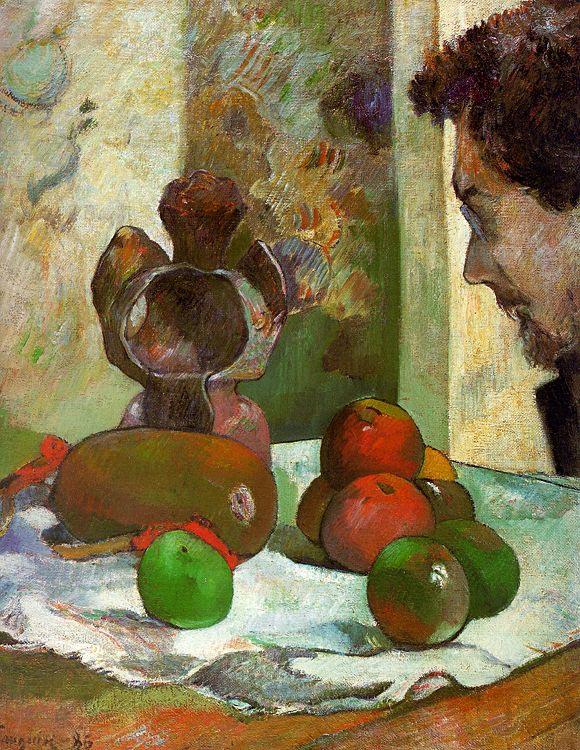 Paul Gauguin Still Life with Profile of Laval China oil painting art